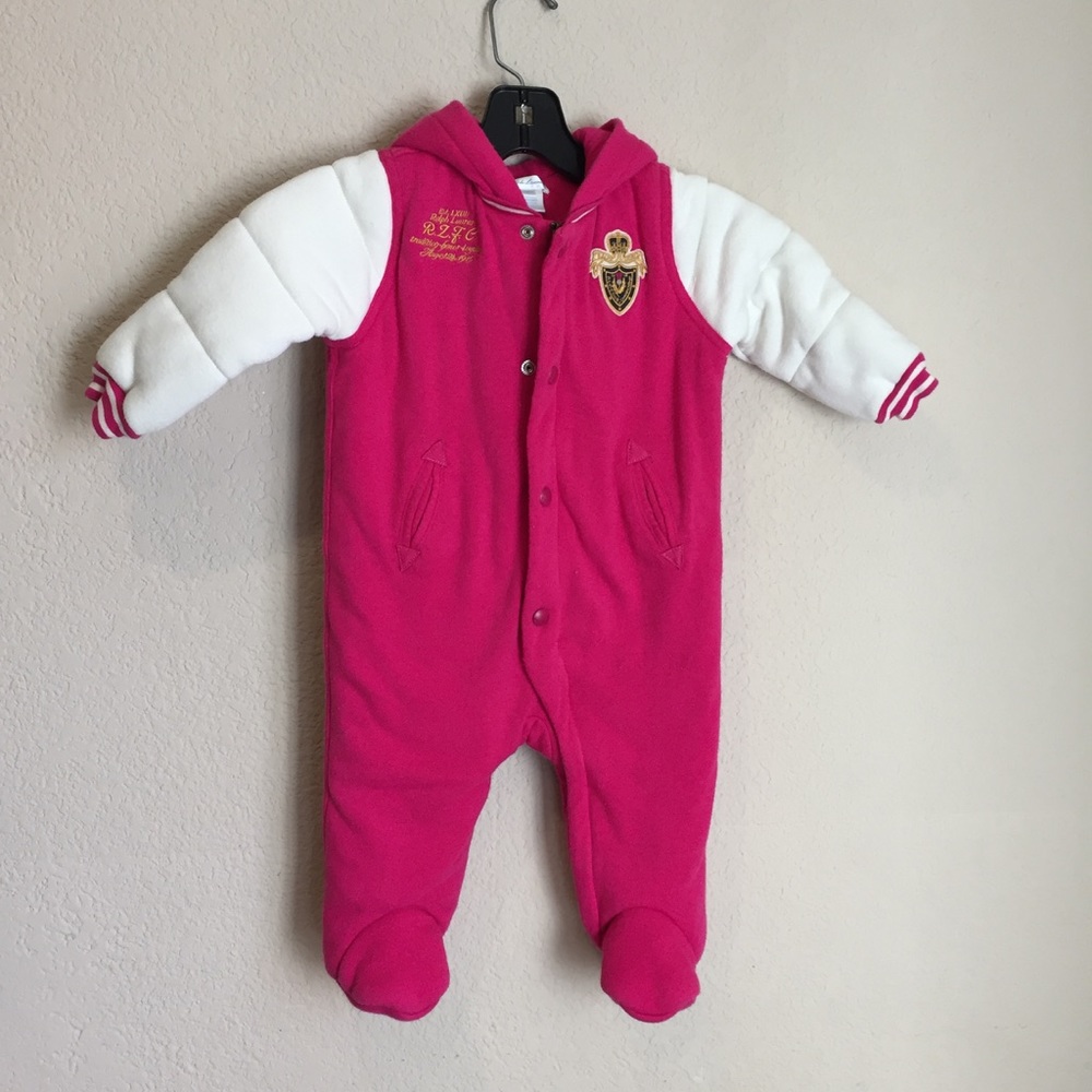 Ralph Lauren varsity baby snow one piece